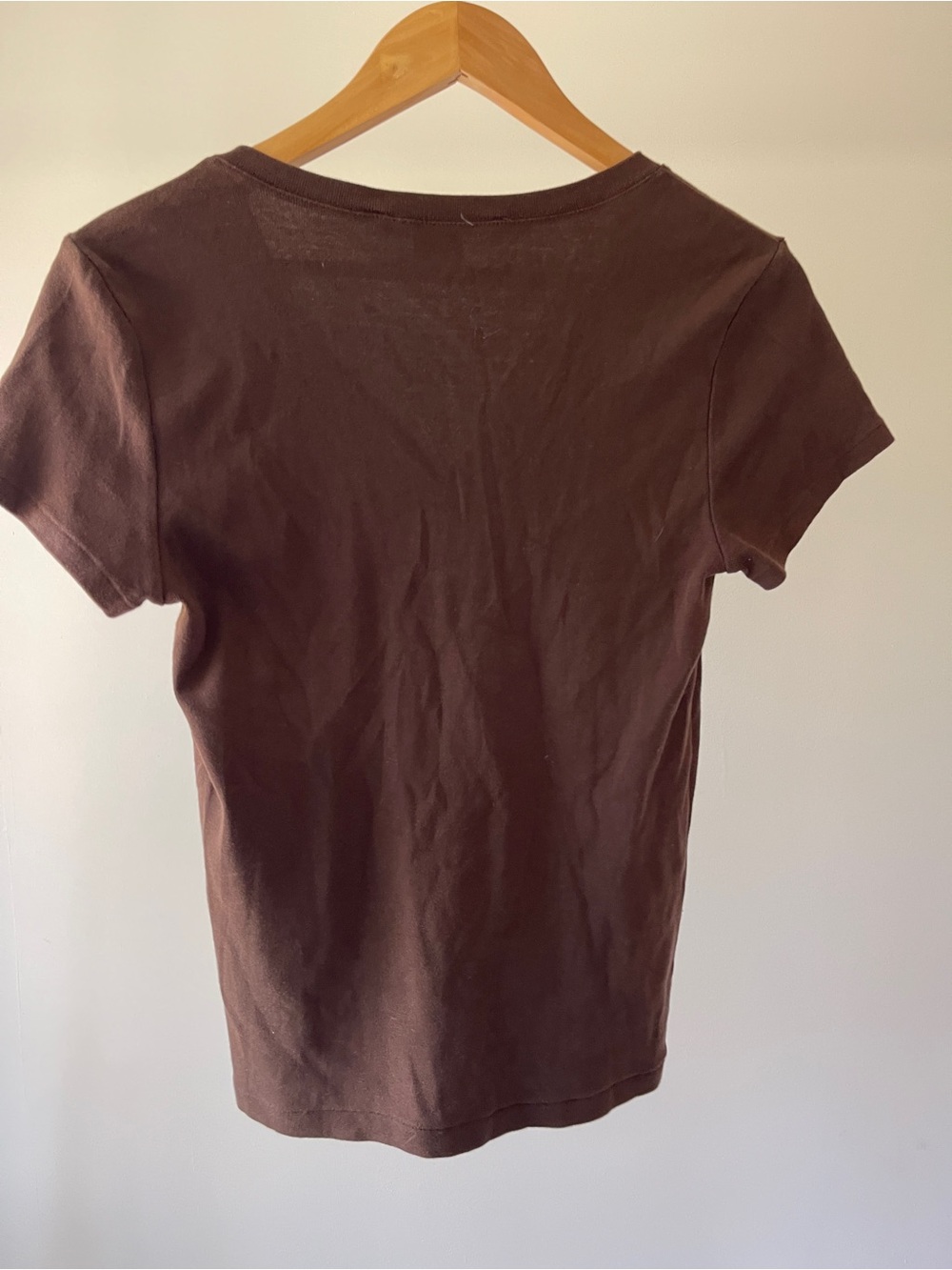 Ralph Lauren Brown V-Neck Tee Size L - Picture 4 of 4